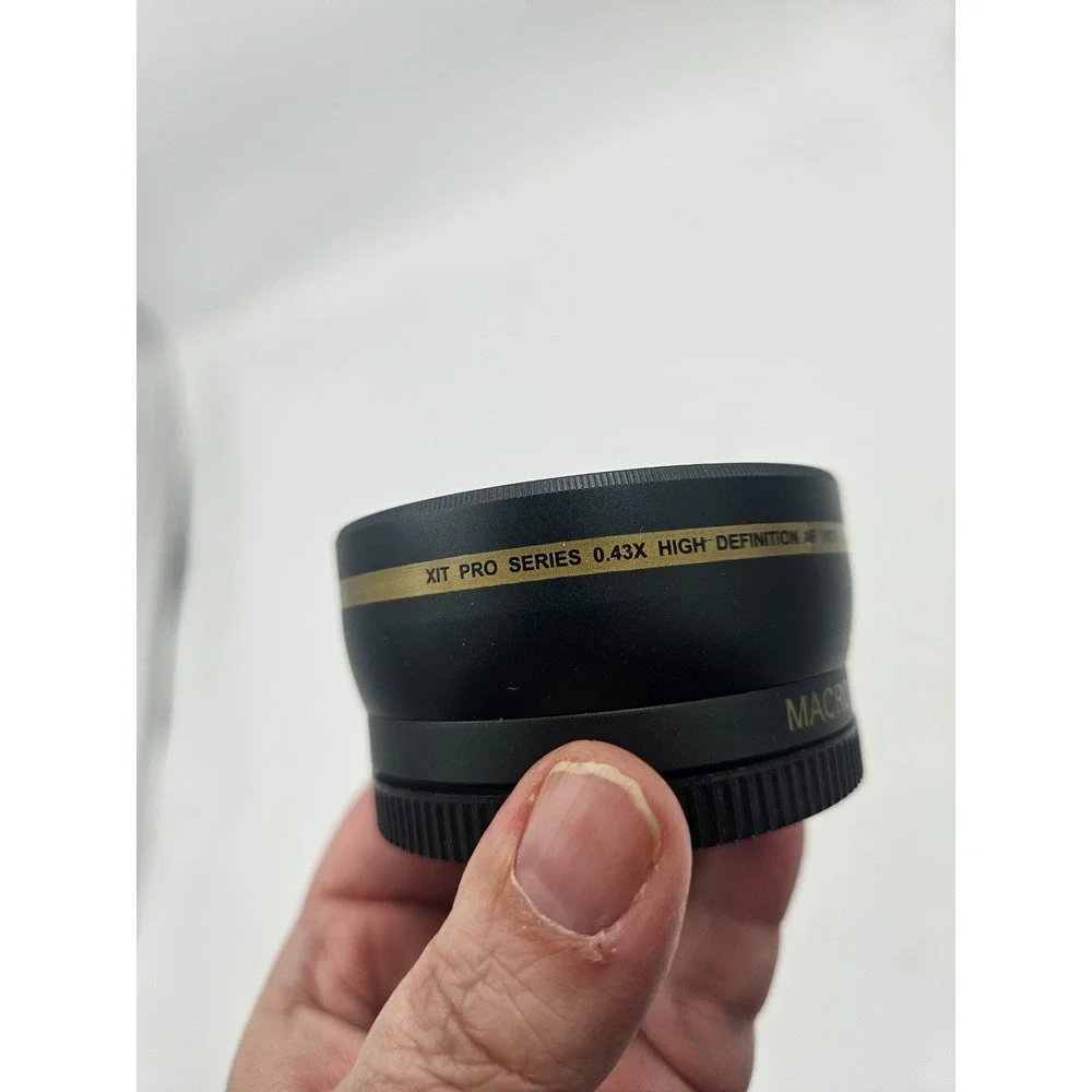 XIT Pro Series 0.43x Wide Angle Macro Lens 58mm High Definition AF